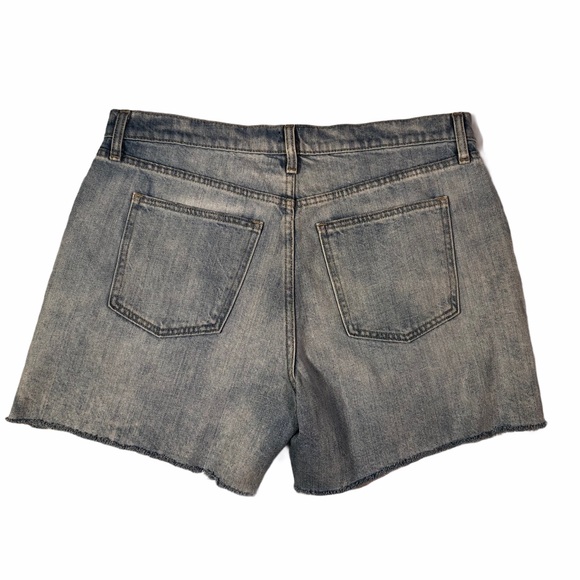 Gap distressed high rise jean denim shorts - Picture 2 of 7
